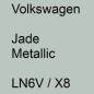 Preview: Volkswagen, Jade Metallic, LN6V / X8.